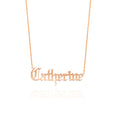 Gothic Name Necklace