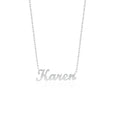 14k Solid Gold Mini Name Necklace