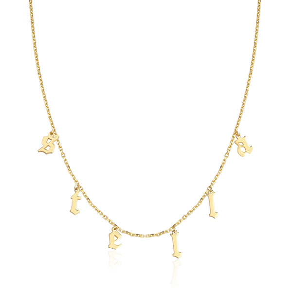 Gothic Initial Choker