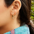 Cz Hoop Earring