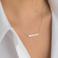 14k Solid Gold Mommy Necklace