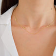 Sideways Initial Necklace