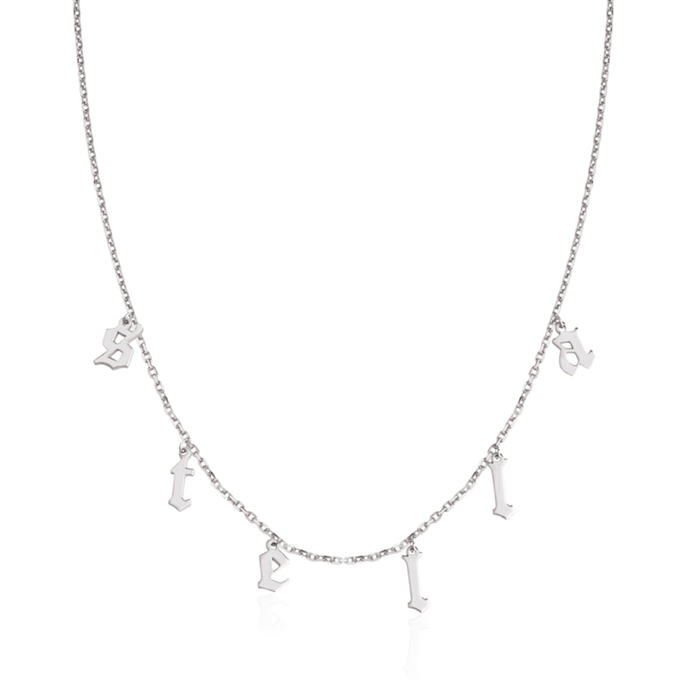 Gothic Initialen Choker