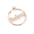 Name Hoop Earring