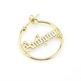Name Hoop Earring
