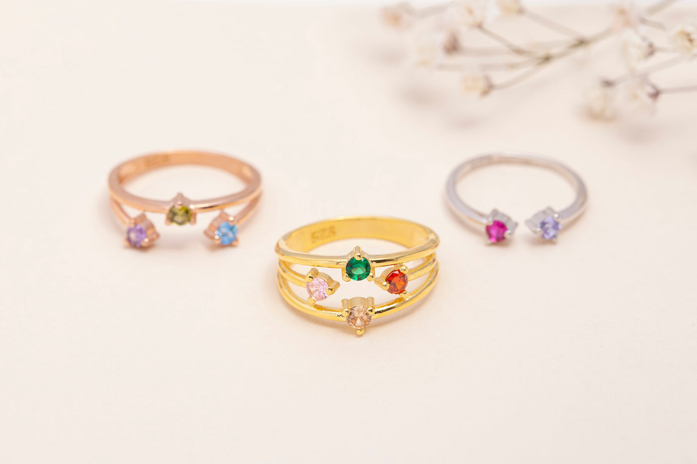 Multiple Birthstone Ring