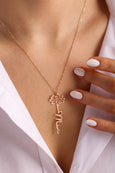 Flower Name Necklace