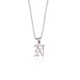 Gothic Initial Necklace