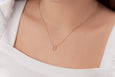 Diamond Initial Necklace