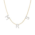 Paving Stone Initial Necklace