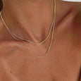 Thin Curb Chain Necklace