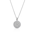 Coin Initial Necklace