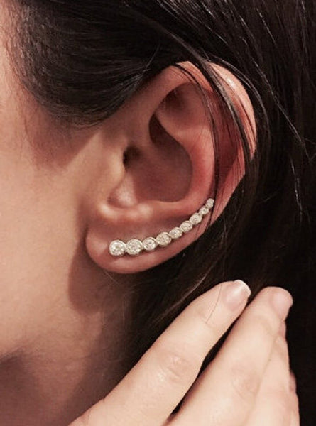 dainty-and-gold-jewelry - EAR CUFF DAINTY & GOLD EARRINGS