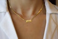 dainty-and-gold-jewelry - DATE NECKLACE
