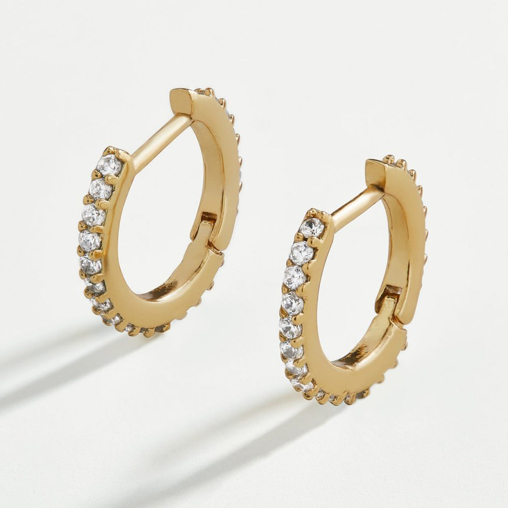 Cz Hoop Earring
