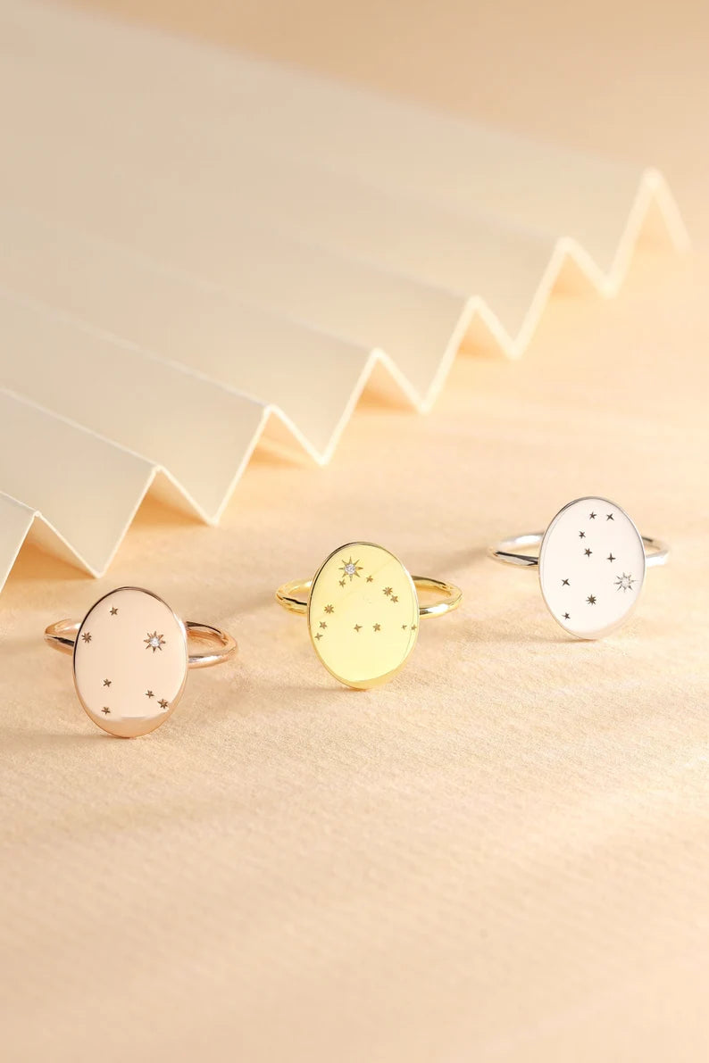 Custom Zodiac Sign Ring