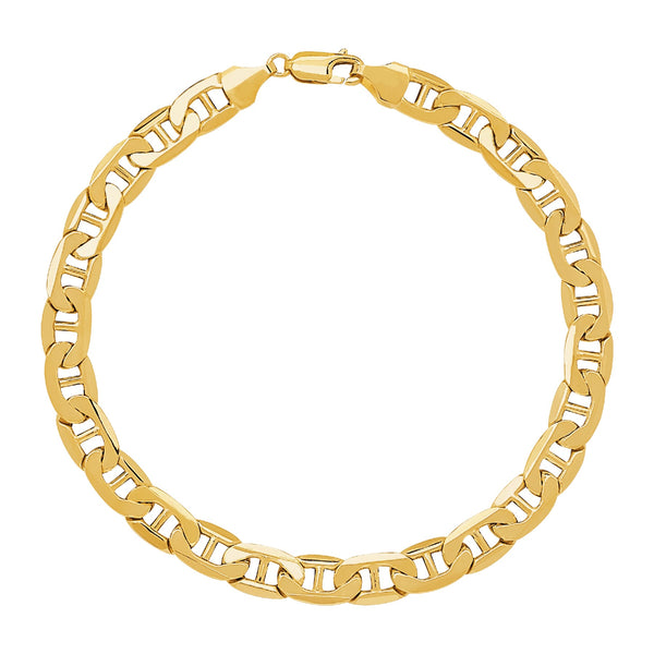 Beveled Mariner Link Bracelet